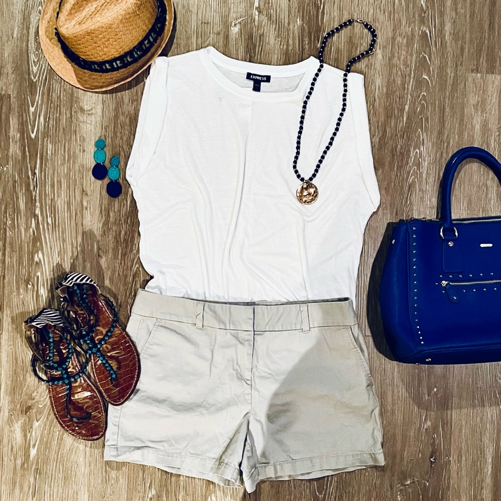 Loft chino shorts size 10